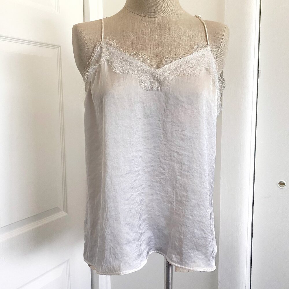 Nine West White Silky Top